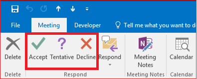outlook for mac not meeting response not updating